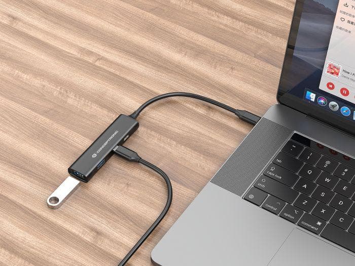 CONCEPTRONIC HUBBIES12B 4-Port USB 3.2 Gen 1 Hub, USB-C x - 7