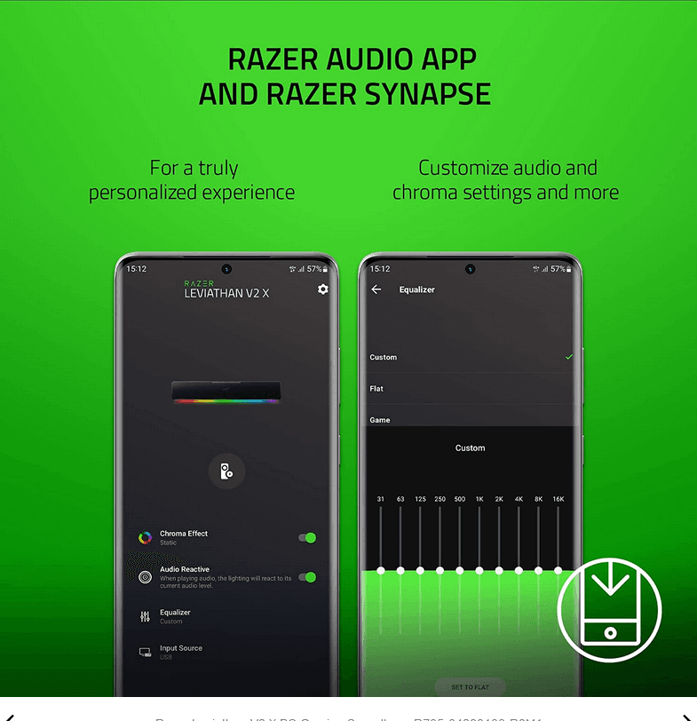Razer Leviathan V2 X   TECHNICAL SPECIFICATIONS  FREQUENCY - 6
