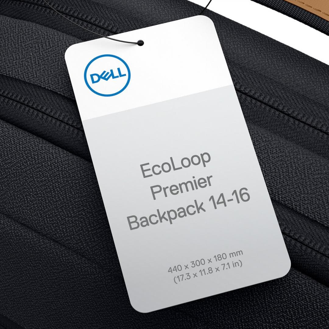 Dell EcoLoop Backpack 16" CP7625 Black - 14