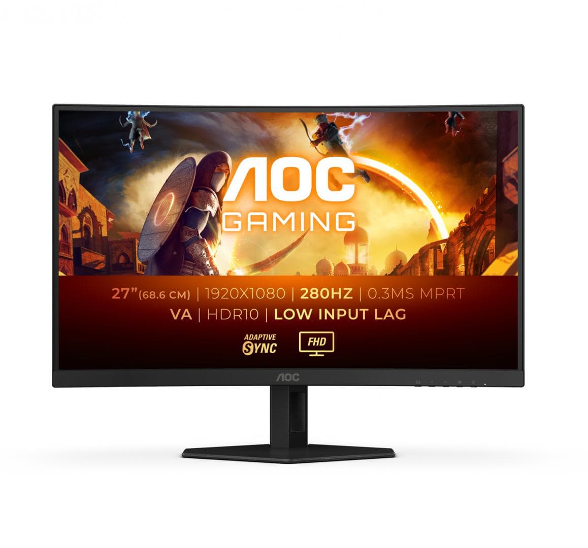 Monitor AOC 27" C27G4ZXE, Curvature: 1500R, Diagonal (inch): 27, Diagonal