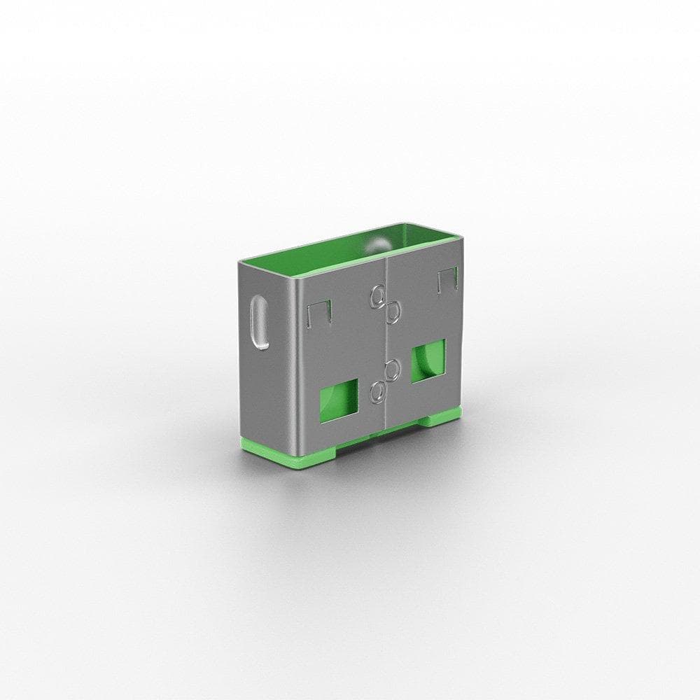 Adaptor USB Locks Lindy, 10 USB, verde - 2