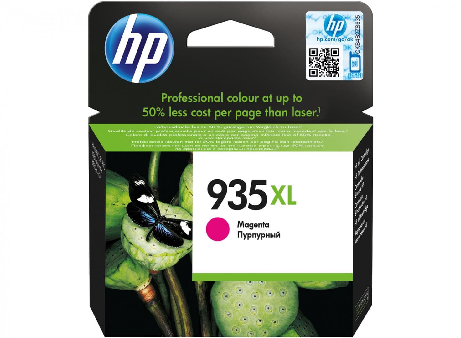 Cartus cerneala HP Magenta Nr.935XL C2P25AE Original HP Officejet Pro
