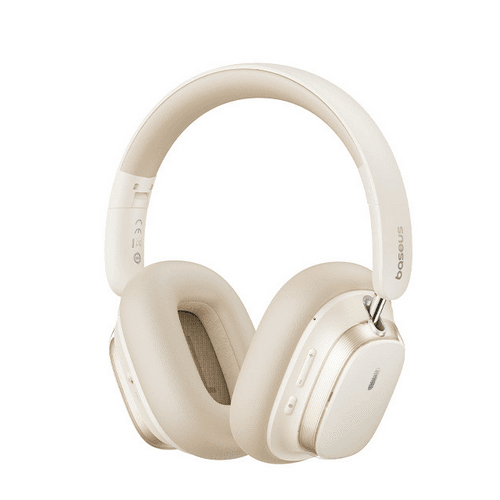 Casti Over-ear Baseus Bowie H1s, Fara Fir, noise-canceling, Alb