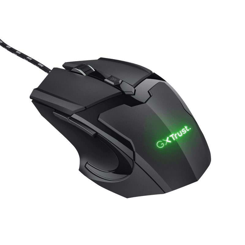 Kit Trust Basics gaming mouse+casti, negru - 3