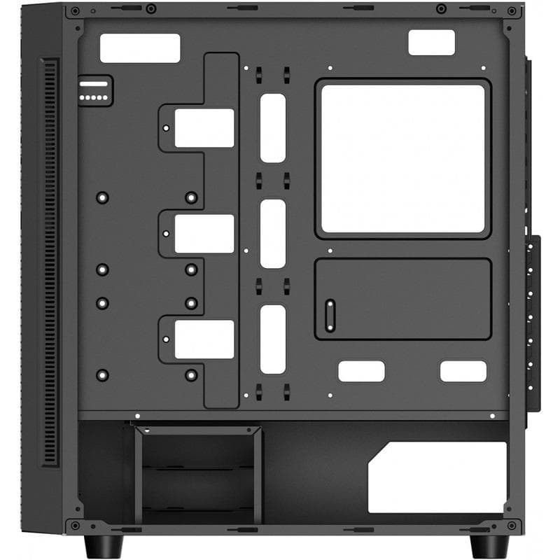 Carcasa DEEPCOOL Matrexx 55 Mesh, RGB, Mid Tower, Black - 6