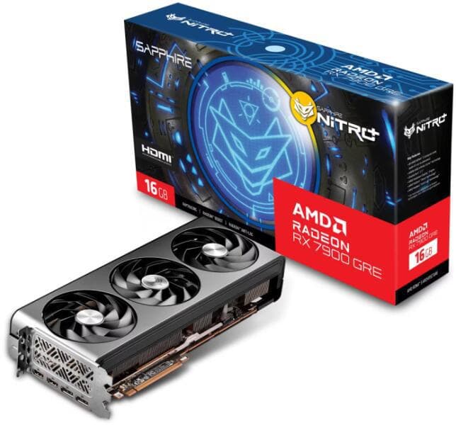 Placa video Sapphire Radeon RX 7900 GRE, 16GB GDDR6, PCI