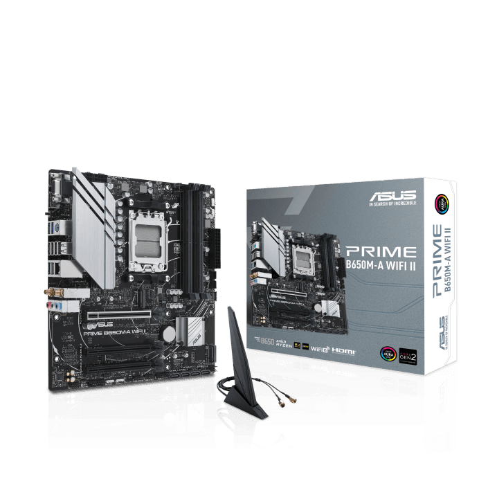 Placa de baza ASUS PRIME B650M-A WIFI II, Socket AM5,