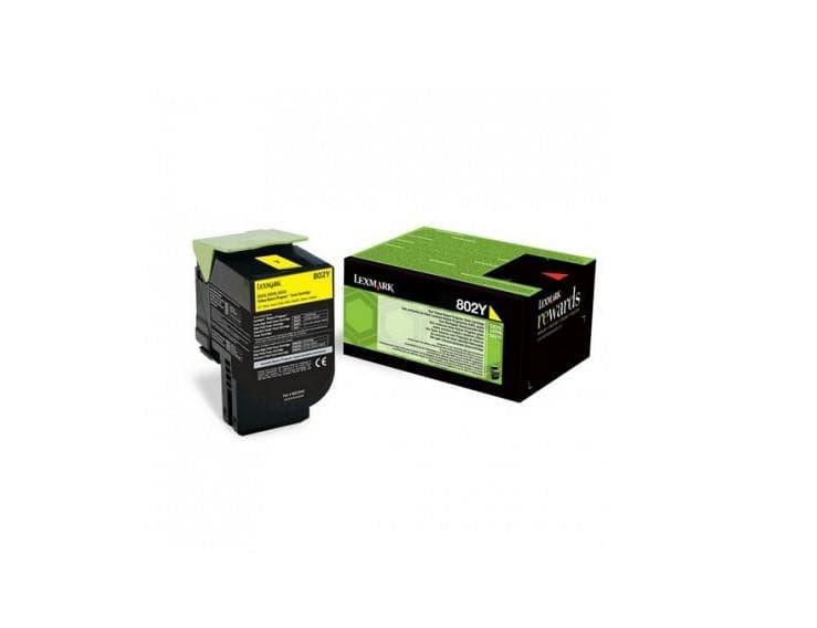 Toner Lexmark 80C20YE, yellow, 1 k, - CX510de, CX410de, CX410e,CX510dhe,