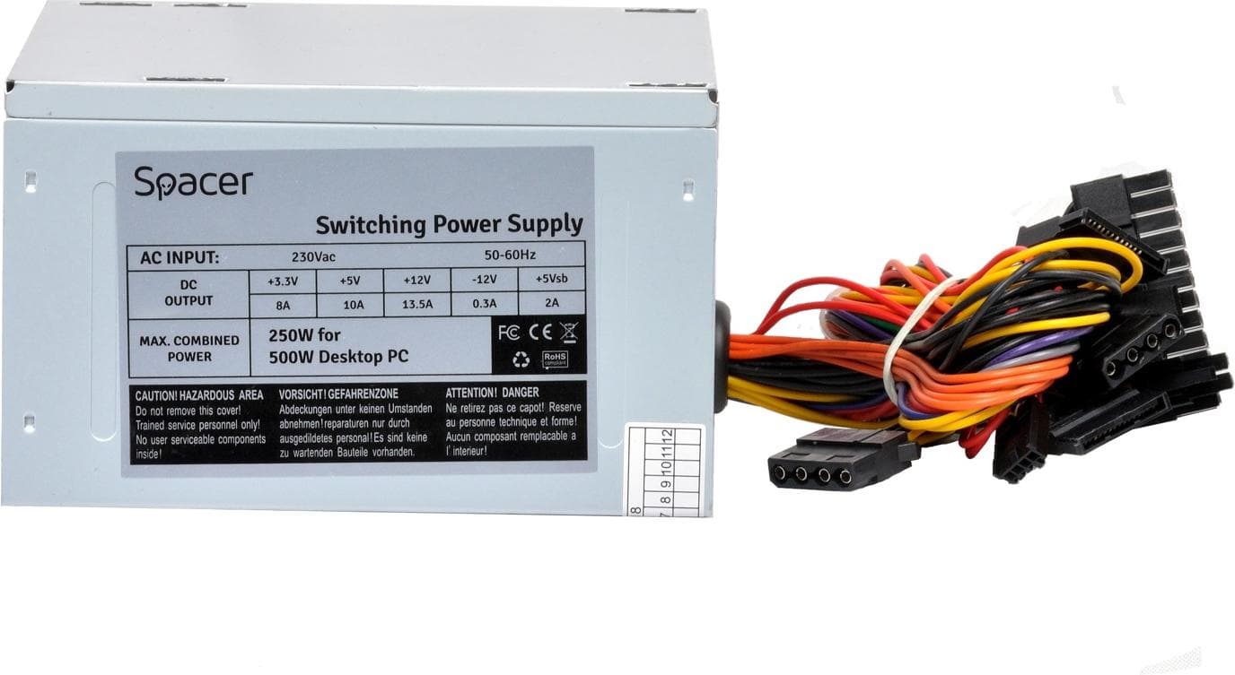 Sursa Spacer SPS-ATX-500, 250W - 2