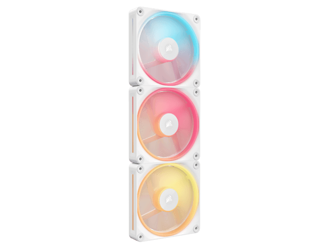 Ventilatoare Carcasa CORSAIR iCUE LINK LX120 REVERSE 3x120mm RGB ALB - 2