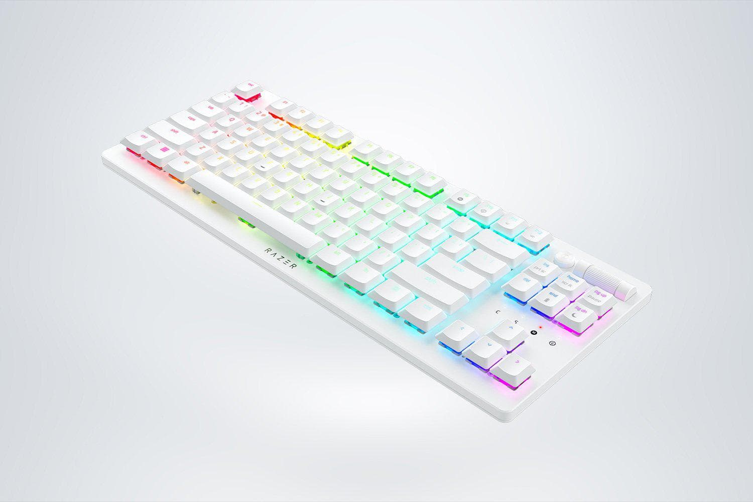 KB RAZER DEATHSTALKER V2 PRO TKL (RED SWITCH) - WHITE - 2