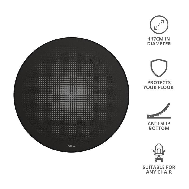 Accesoriu scaun gaming Trust Mika Round Floor Mat - 3