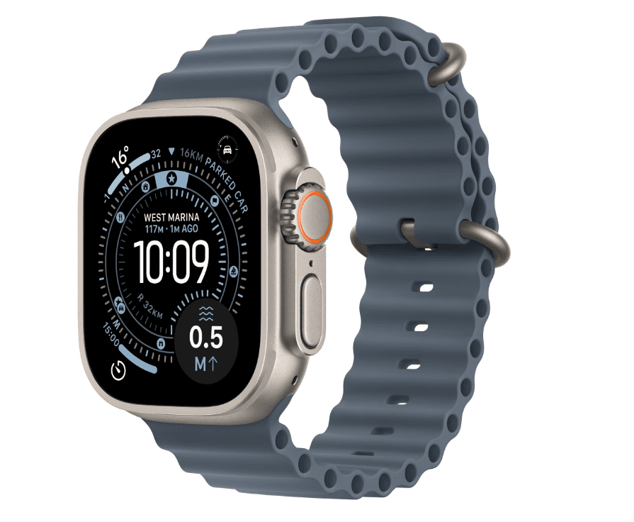 Apple Watch Ultra 3 GPS + Cellular 49mm Natural Titanium Case with Anchor - 2