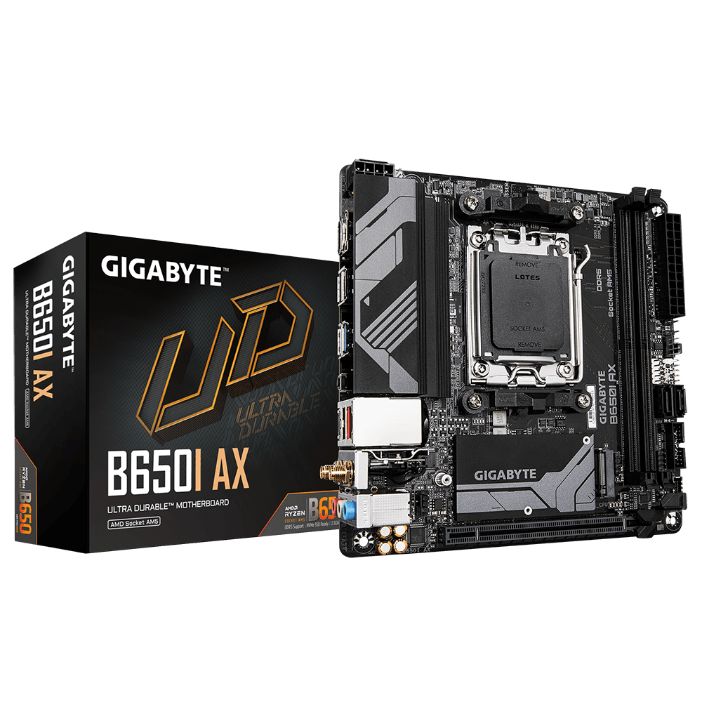Placa de baza Gigabyte B650I AX, Socket AM5, DDR5, Mini-ITX