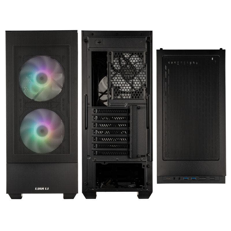 Carcasa Lian Li Lancool 205, RGB, Mid Tower, Black - 4