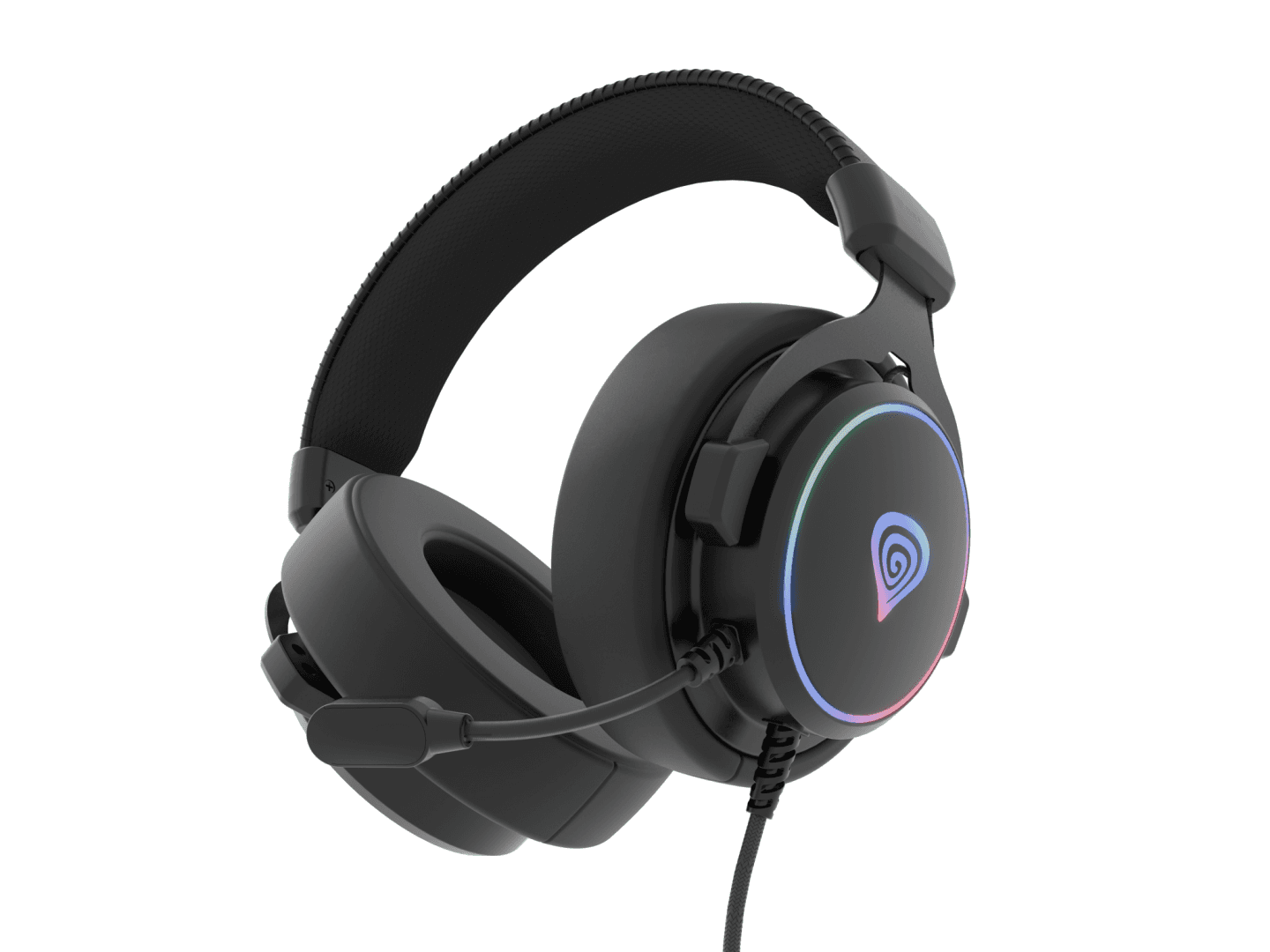 Casti Gaming Head-band Genesis Neon 764, Wired, Negru - 9