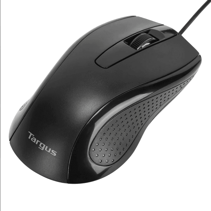 Targus Mouse Antimicrobial cu fir, full size, optic, negru - 3