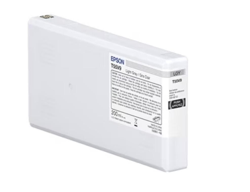 EPSON T55W9 LIGHT GRAY INK CARTRIDGE, Ultrachrome® HDR, Capacitate:200ml, Compatibil
