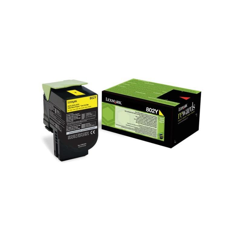 Toner Lexmark 80C20Y0, yellow, 1 k, CX310dn , CX310n ,