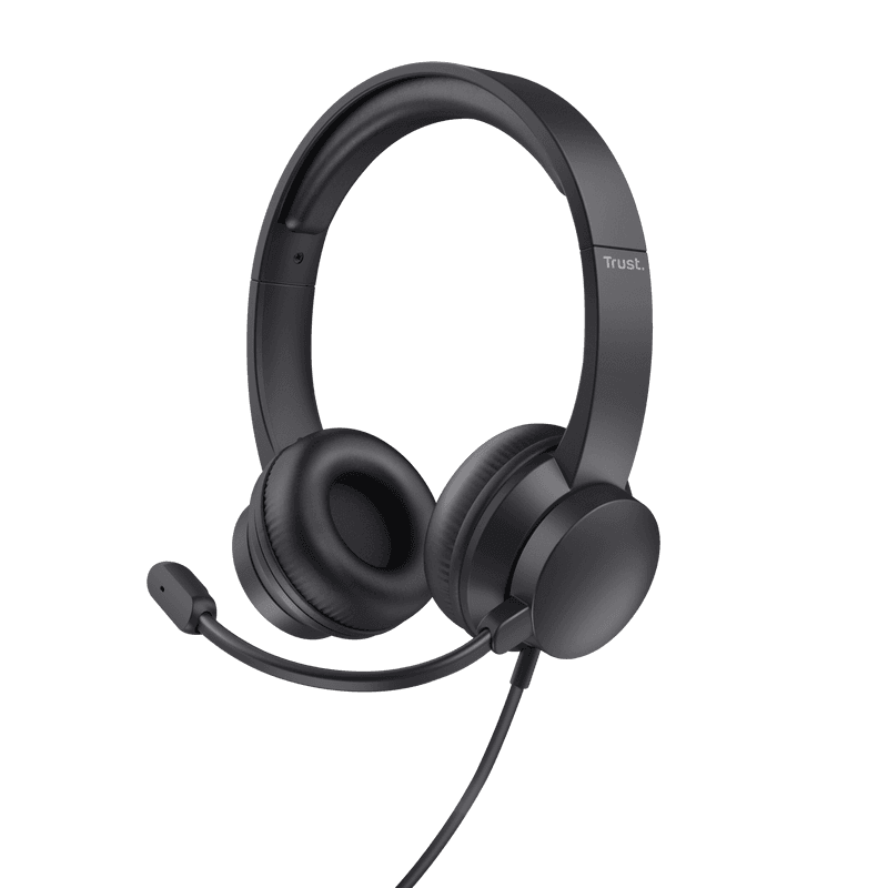 Casti Head-band Trust Ayda, Wired, Negru - 3
