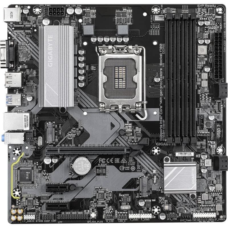 Placa de baza Gigabyte B760M D3HP, Socket 1700, DDR5, Micro-ATX - 2