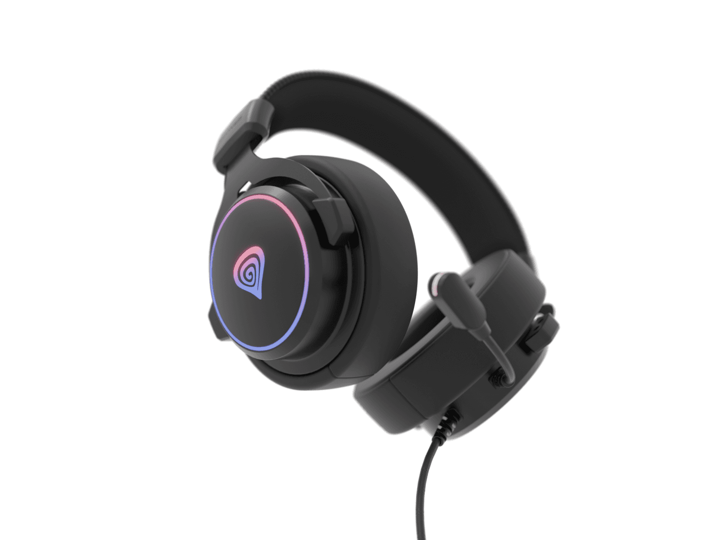 Casti Gaming Head-band Genesis Neon 764, Wired, Negru - 6
