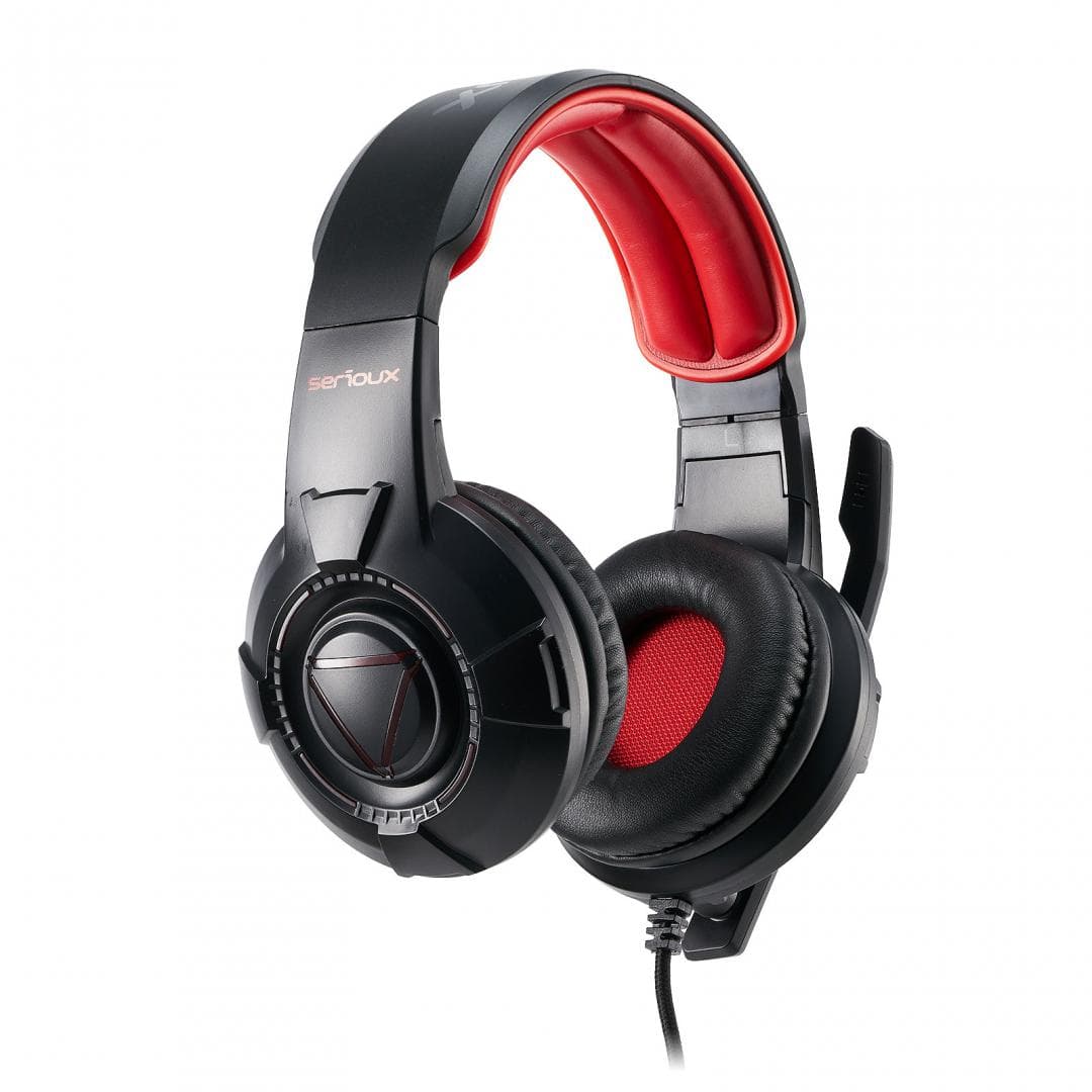 Casti cu microfon X by Serioux RUARI, Gaming, negru - 3