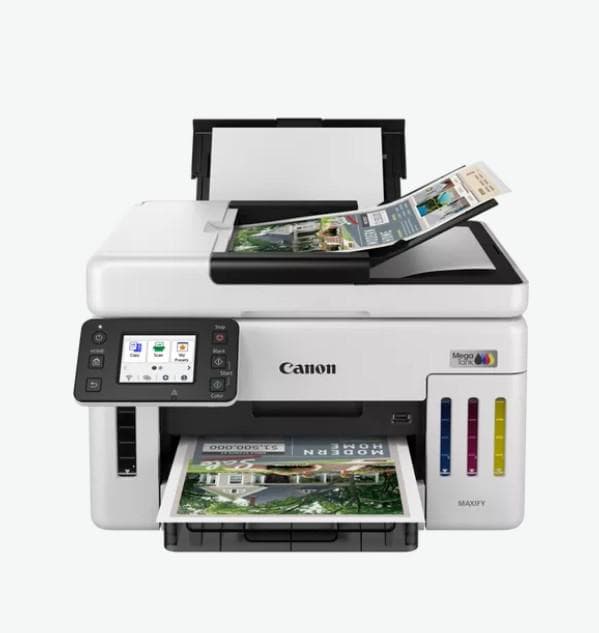 Multifunctional inkjet color CISS Canon Maxify GX6140, ( Print,Copy,Scan, Cloud), - 5