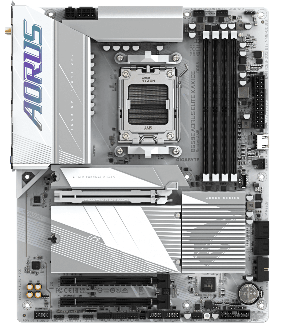 Placa de baza Gigabyte B650E AORUS ELITE X AX ICE, - 2