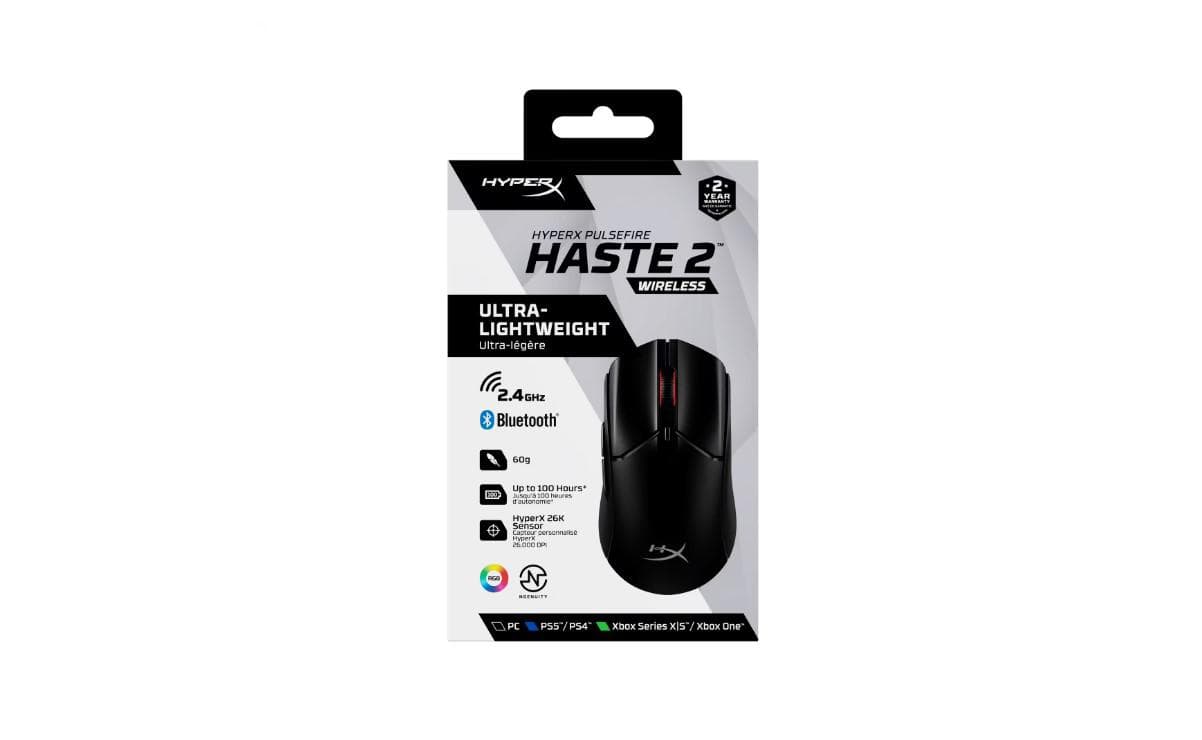 Mouse HP cu fir, HYPERX Pulsefire Haste, Pixart 3327 sensor, - 3