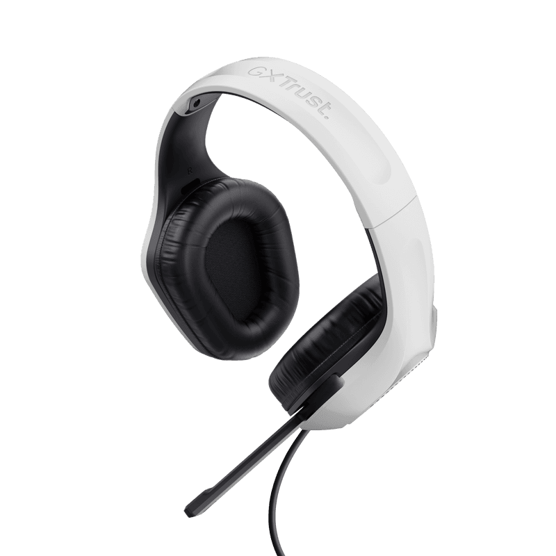 Casti Gaming Head-band Trust GXT 415W Zirox, Wired, Alb - 5