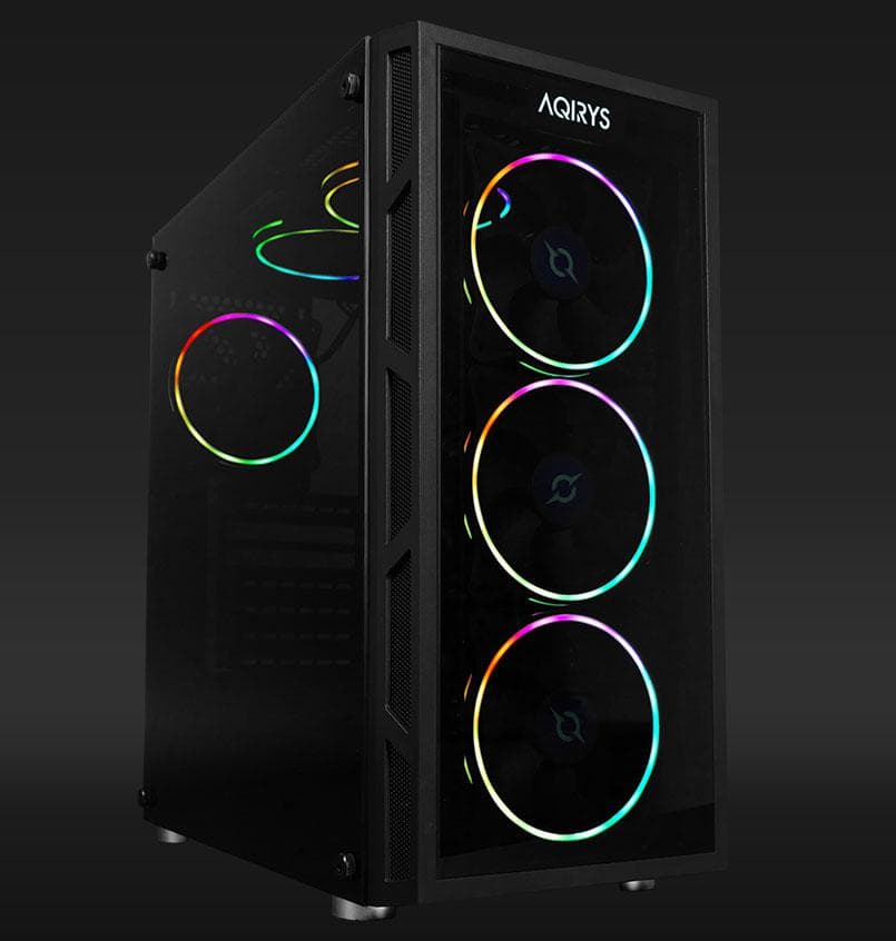 Carcasa AQIRYS ANTARES, RGB, Mid Tower, Black - 10