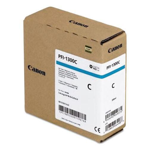 Cartus cerneala Canon PFI-1300C, cyan, capacitate 330ml, pentru Canon imagePROGRAF,