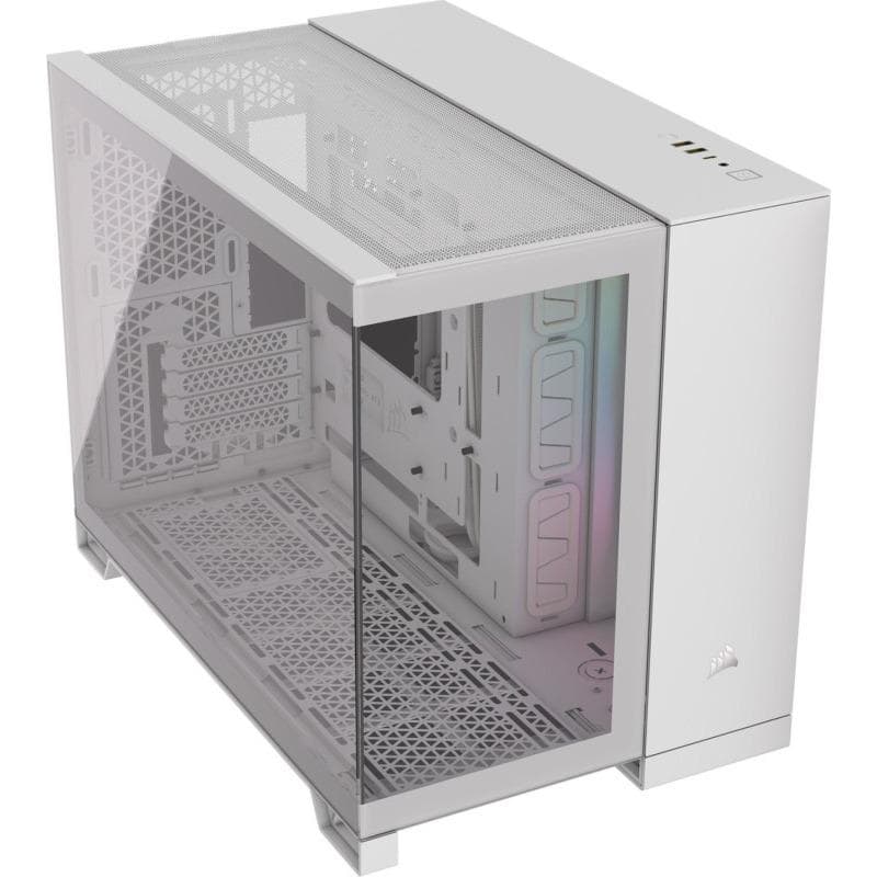 Carcasa CORSAIR 2500X RGB, Da, Mini Tower, White - 2