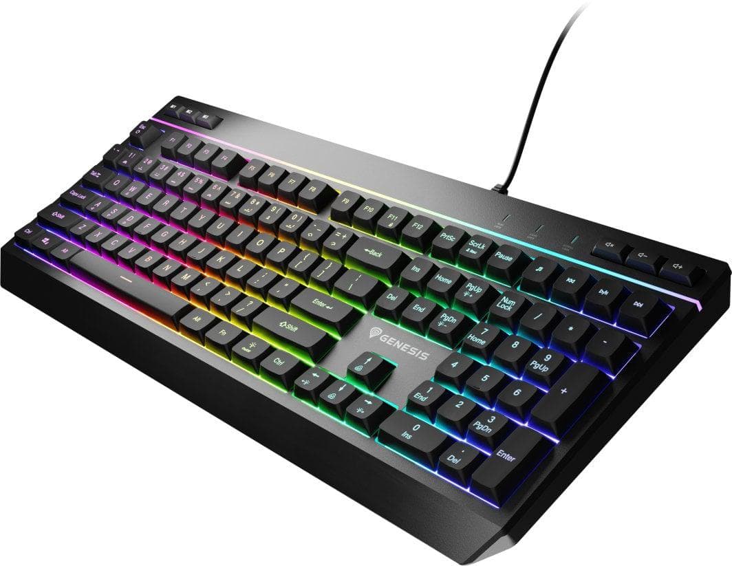 Tastatura gaming cu fir Genesis RHOD 530, tip membrana, iluminare - 2