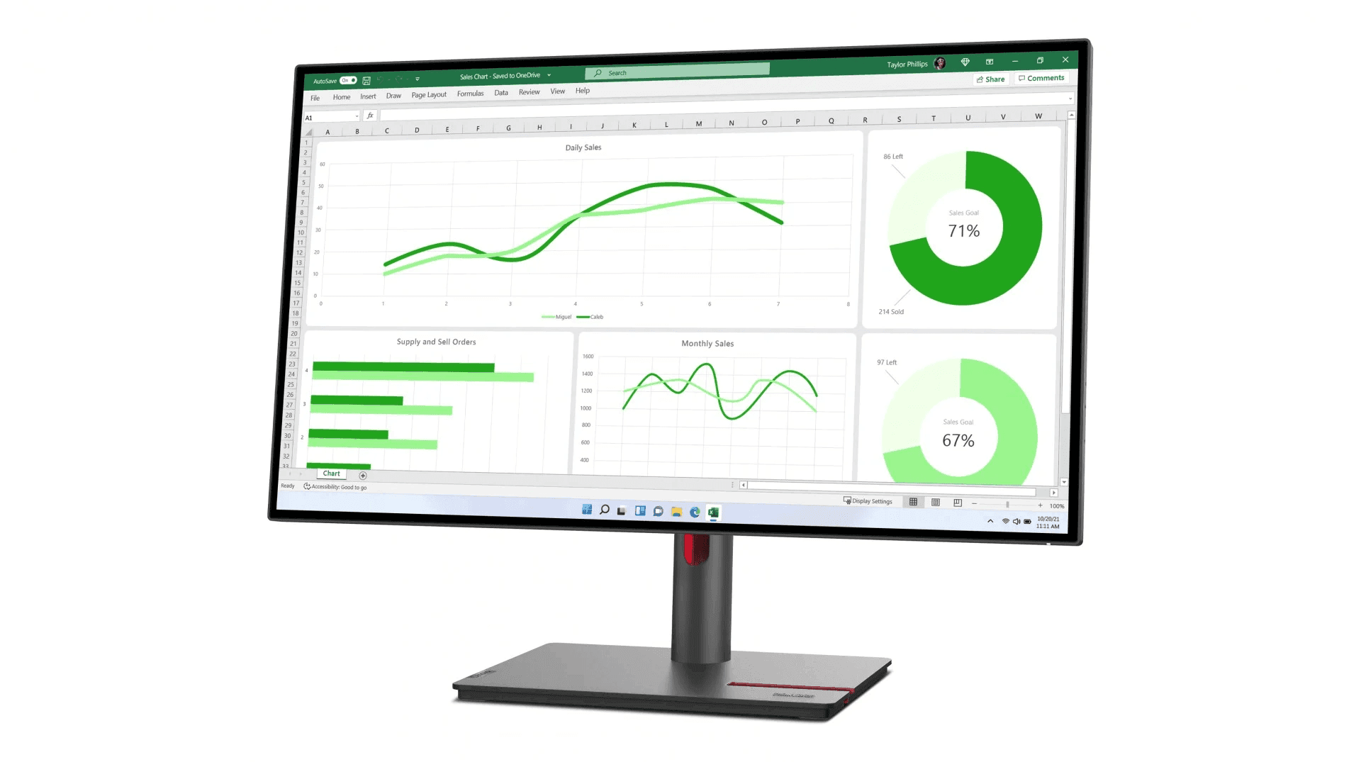Lenovo ThinkVision P27q-30; 27" IPS, QHD (2560x1440), 16:9, Brightness: 350 - 3