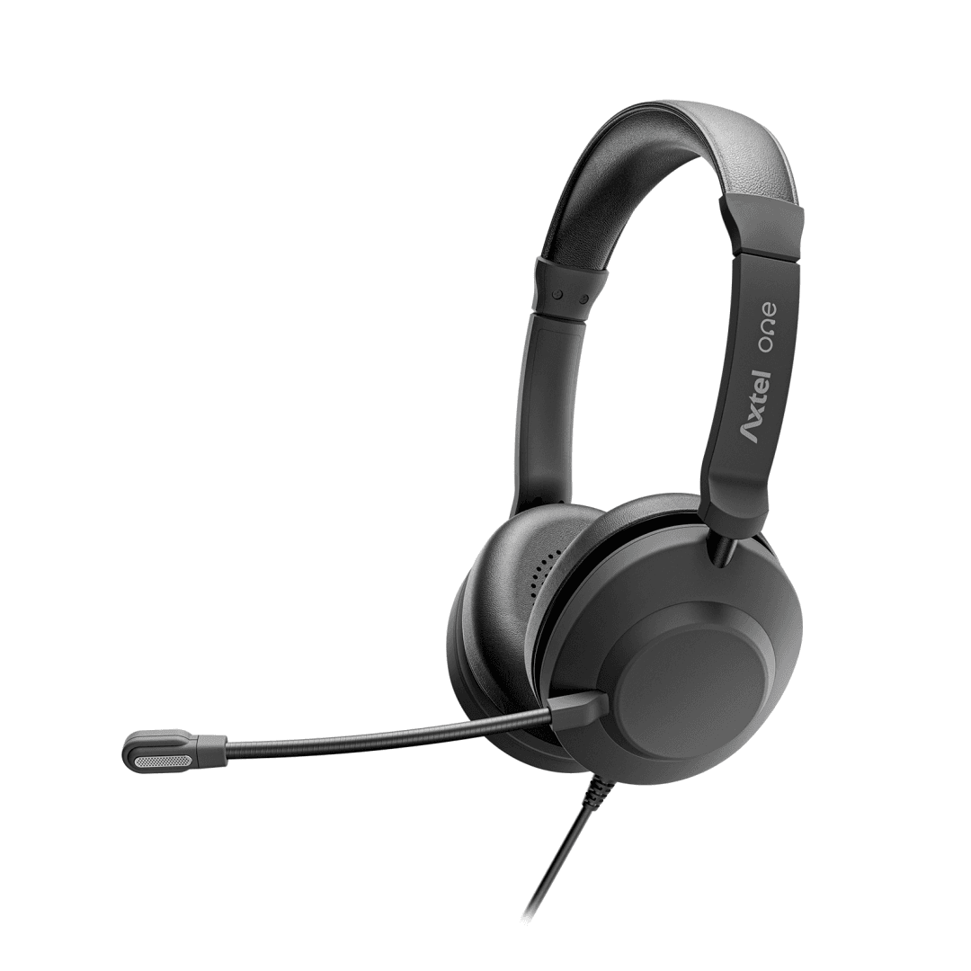 Casti Head-band AXTEL Axtel One UC35, Cu fir, Negru - 4