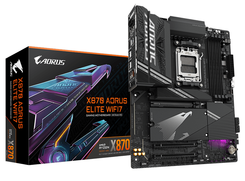Placa de baza Gigabyte X870 AORUS ELITE WIFI7, Socket AM5,