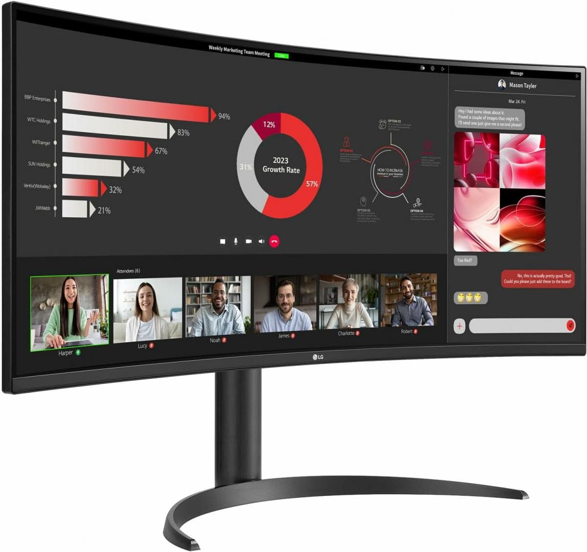 Monitor LG 34" 34WR55QC-B.AEU - 5