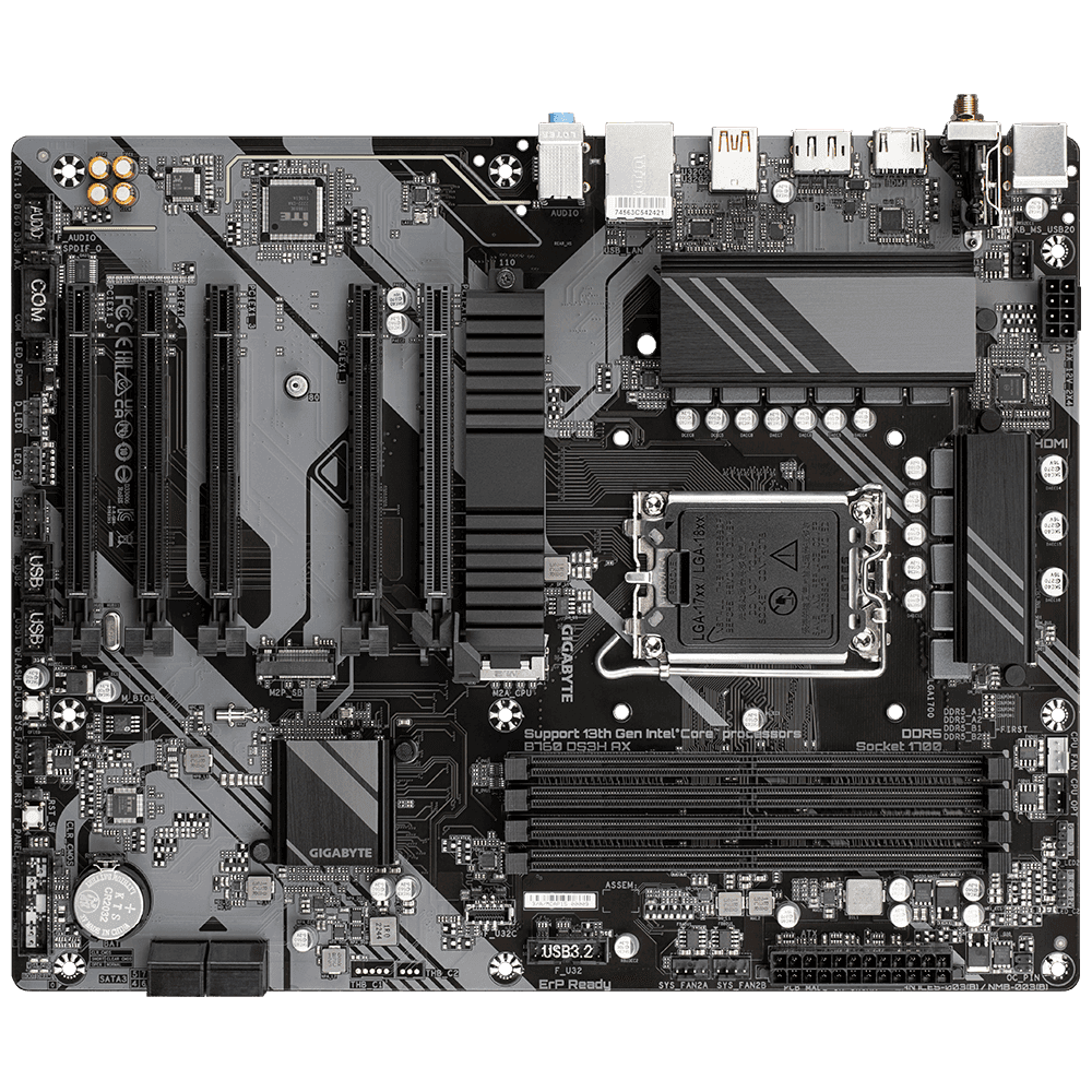 Placa de baza Gigabyte B760 DS3H AX, Socket 1700, DDR5, - 4