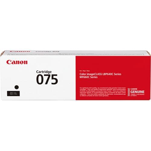 CANON CRG075 TONER CARTRIDGE BLACK, Capacitate: 1300 pagini, Compatibil cu: