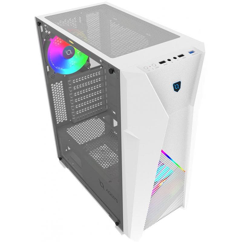 Carcasa AQIRYS CANOPUS, RGB, Mid Tower, White - 3