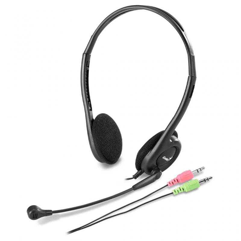 Casti Head-band GENIUS HS-200C, Cu fir, Negru