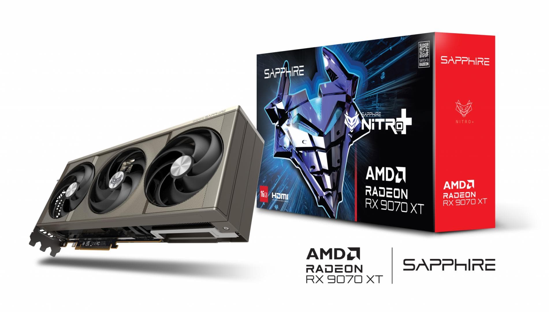 Placa video Sapphire Radeon RX 9070 XT, 16GB GDDR6, PCI