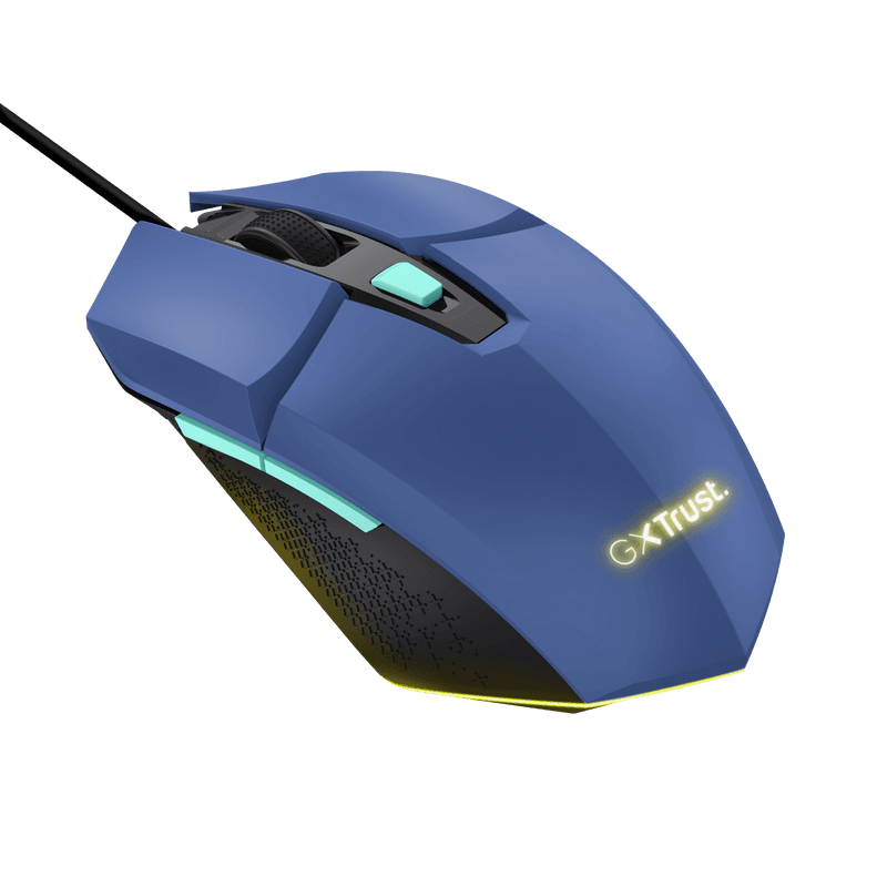 Mouse Trust GXT110W Felox cu fir 400 DPI, albastru - 4