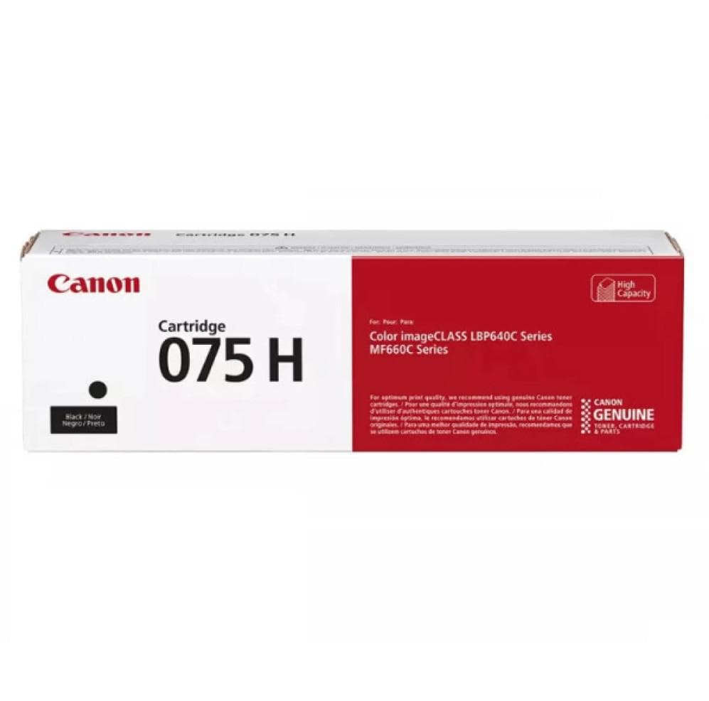 CANON CRG075 H TONER CARTRIDGE BLACK, Capacitate: 3500 pagini.
