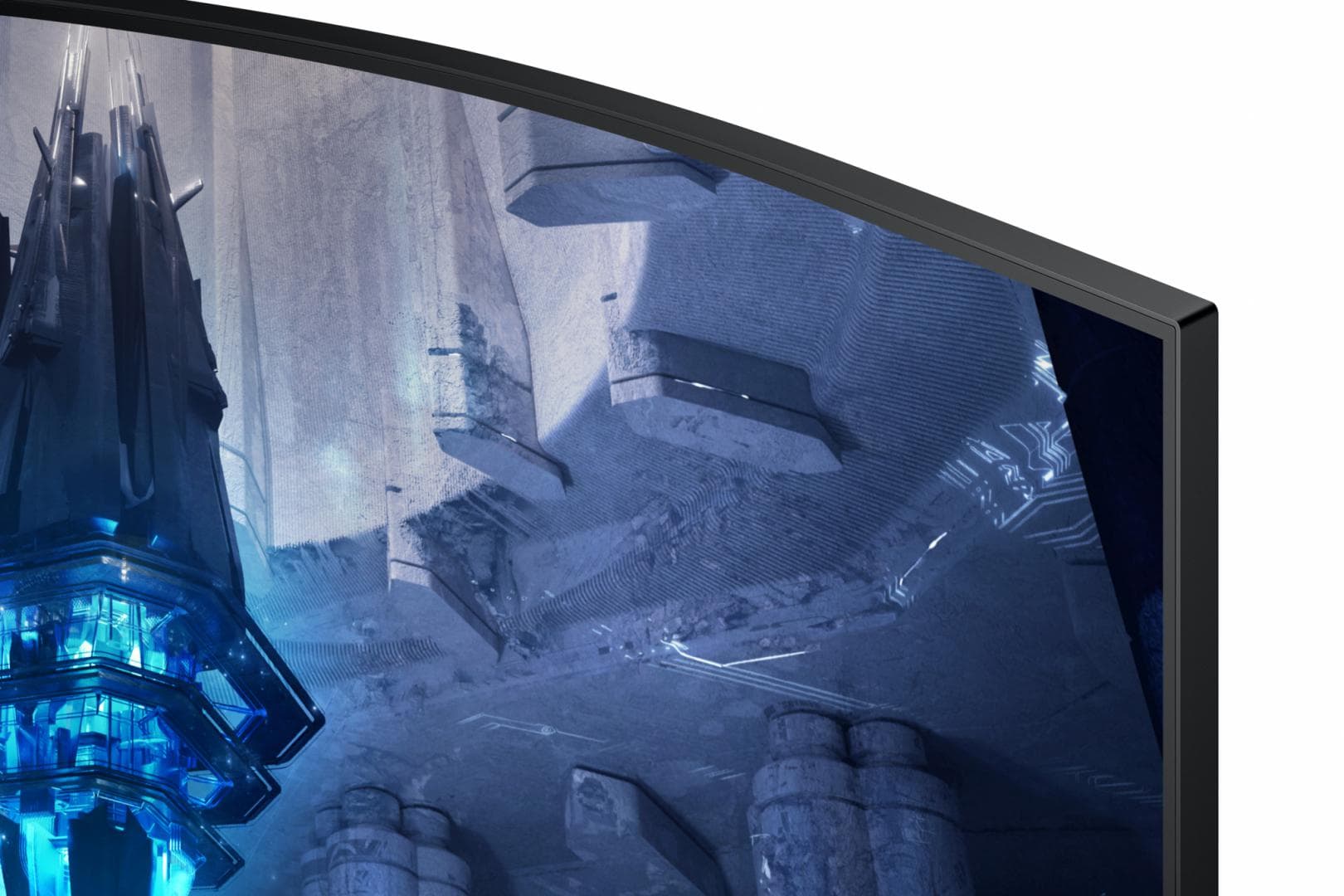 Monitor Samsung 32" LS32BG750NPXEN, Curvature: 1000R, Diagonal (inch): 32, Diagonal - 24