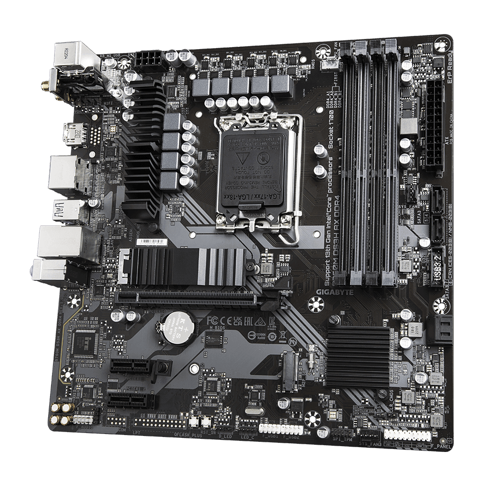 Placa de baza Gigabyte B760M DS3H AX, Socket 1700, DDR4, - 4