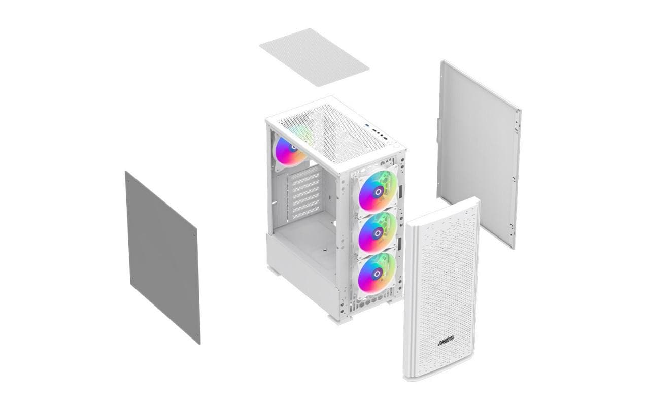 Carcasa AQIRYS Gacrux, RGB, Mid Tower, White - 14