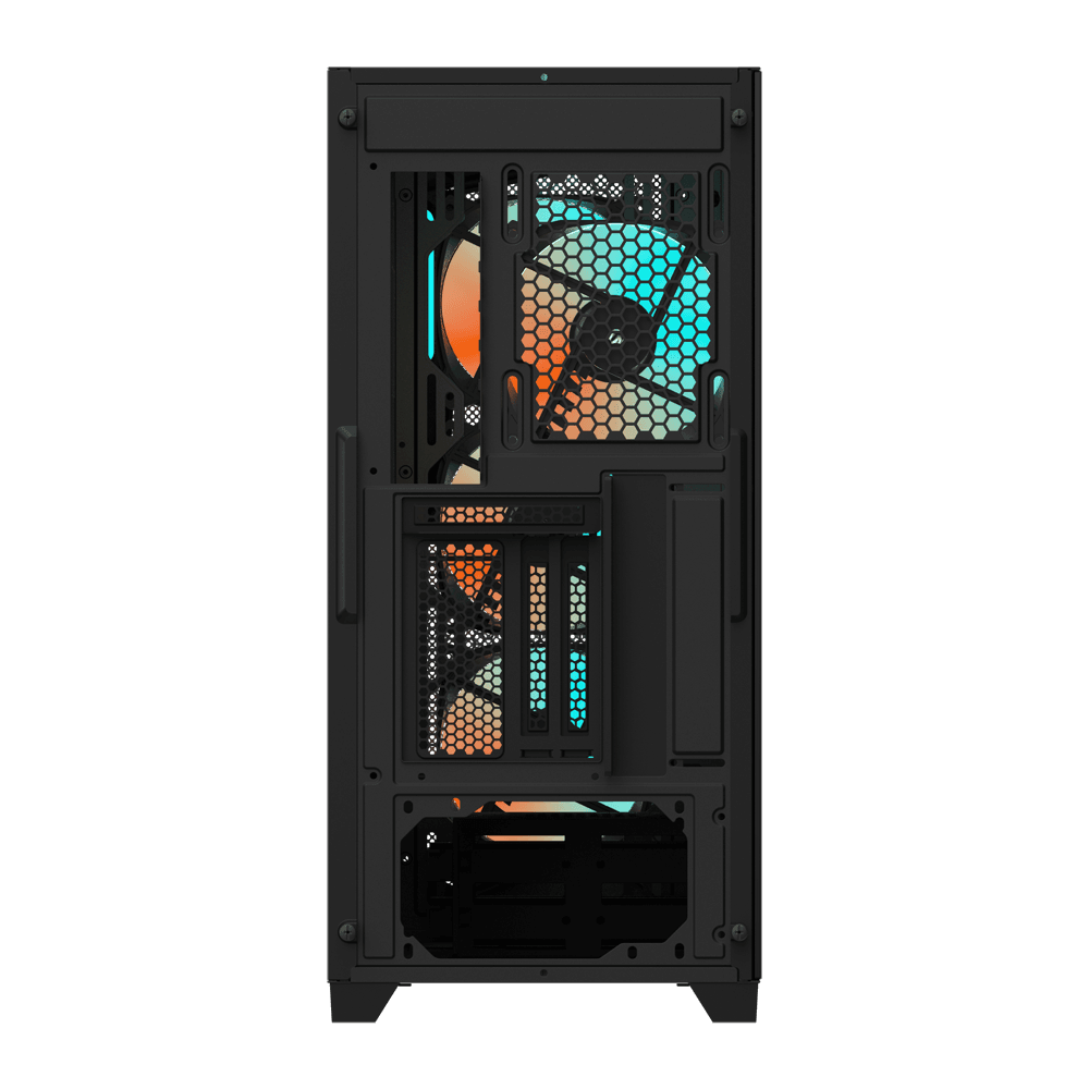 Carcasa GIGABYTE C301 GLASS, Mid Tower, Black - 4